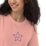 Vestido camiseta de algodón orgánico"estrella"