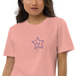 Vestido camiseta de algodón orgánico"estrella"