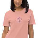 Vestido camiseta de algodón orgánico"estrella"