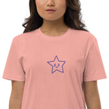 Vestido camiseta de algodón orgánico"estrella"