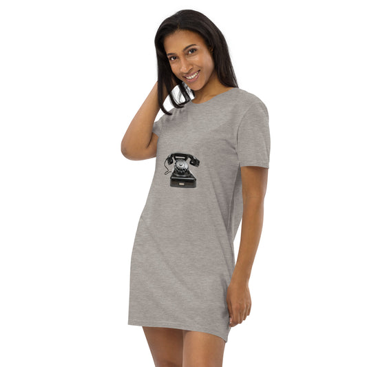 Vestido camiseta de algodón orgánico"Namu"