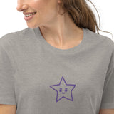 Vestido camiseta de algodón orgánico"estrella"