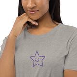 Vestido camiseta de algodón orgánico"estrella"