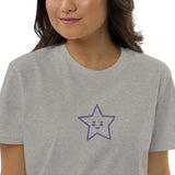 Vestido camiseta de algodón orgánico"estrella"