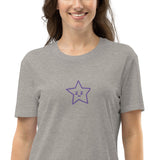 Vestido camiseta de algodón orgánico"estrella"