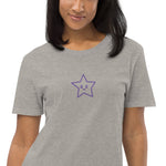 Vestido camiseta de algodón orgánico"estrella"