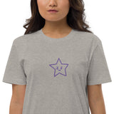 Vestido camiseta de algodón orgánico"estrella"