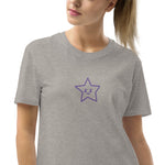 Vestido camiseta de algodón orgánico"estrella"