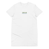 „Earth Day Everyday“ T-Shirt-Kleid aus Bio-Baumwolle