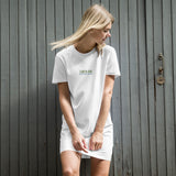 „Earth Day Everyday“ T-Shirt-Kleid aus Bio-Baumwolle