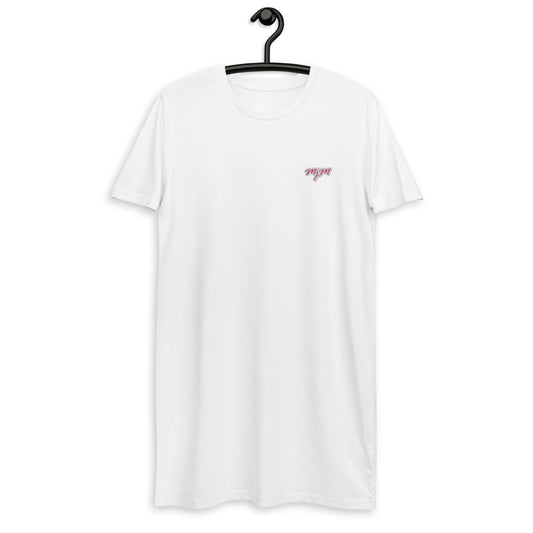 Vestido camiseta de algodón orgánico"BOO"