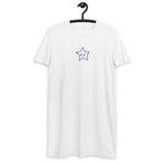 Vestido camiseta de algodón orgánico"estrella"