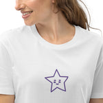 Vestido camiseta de algodón orgánico"estrella"