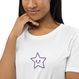 Vestido camiseta de algodón orgánico"estrella"