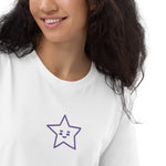 Vestido camiseta de algodón orgánico"estrella"