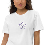 Vestido camiseta de algodón orgánico"estrella"