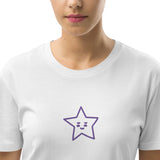 Vestido camiseta de algodón orgánico"estrella"