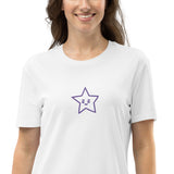 Vestido camiseta de algodón orgánico"estrella"