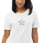 Vestido camiseta de algodón orgánico"estrella"