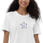 Vestido camiseta de algodón orgánico"estrella"