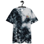 Camiseta oversize con efecto tie dye"logo majesmajo"