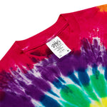 Camiseta oversize con efecto tie dye"logo majesmajo"