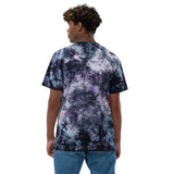 Camiseta oversize con efecto tie dye"logo majesmajo"