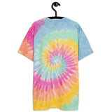 Camiseta oversize con efecto tie dye"logo majesmajo"