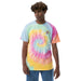 Camiseta oversize con efecto tie dye