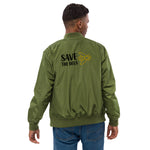 Chaqueta bomber reciclada premium"save the bees"