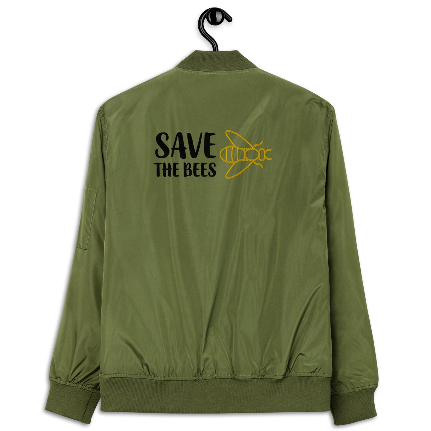 Chaqueta bomber reciclada premium"save the bees"
