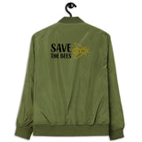 Chaqueta bomber reciclada premium"save the bees"