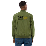 Chaqueta bomber reciclada premium"save the bees"