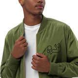 Chaqueta bomber reciclada premium"águila"