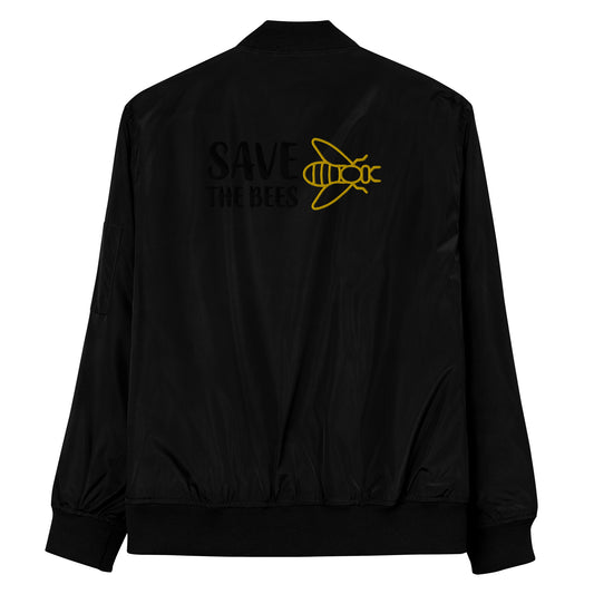 Chaqueta bomber reciclada premium"save the bees"