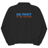 Chaqueta de chándal reciclada"be part of the solution"