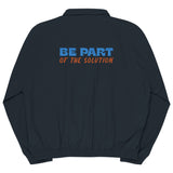 Chaqueta de chándal reciclada"be part of the solution"