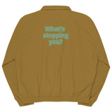 Chaqueta de chándal reciclada" What's stopping you?"