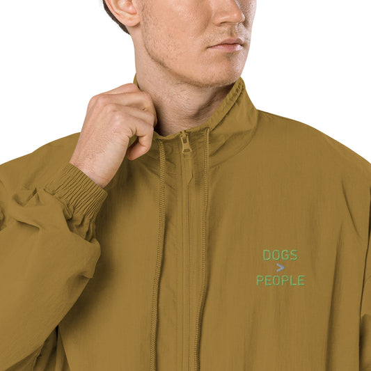 Chaqueta de chándal reciclada"dogs & people"