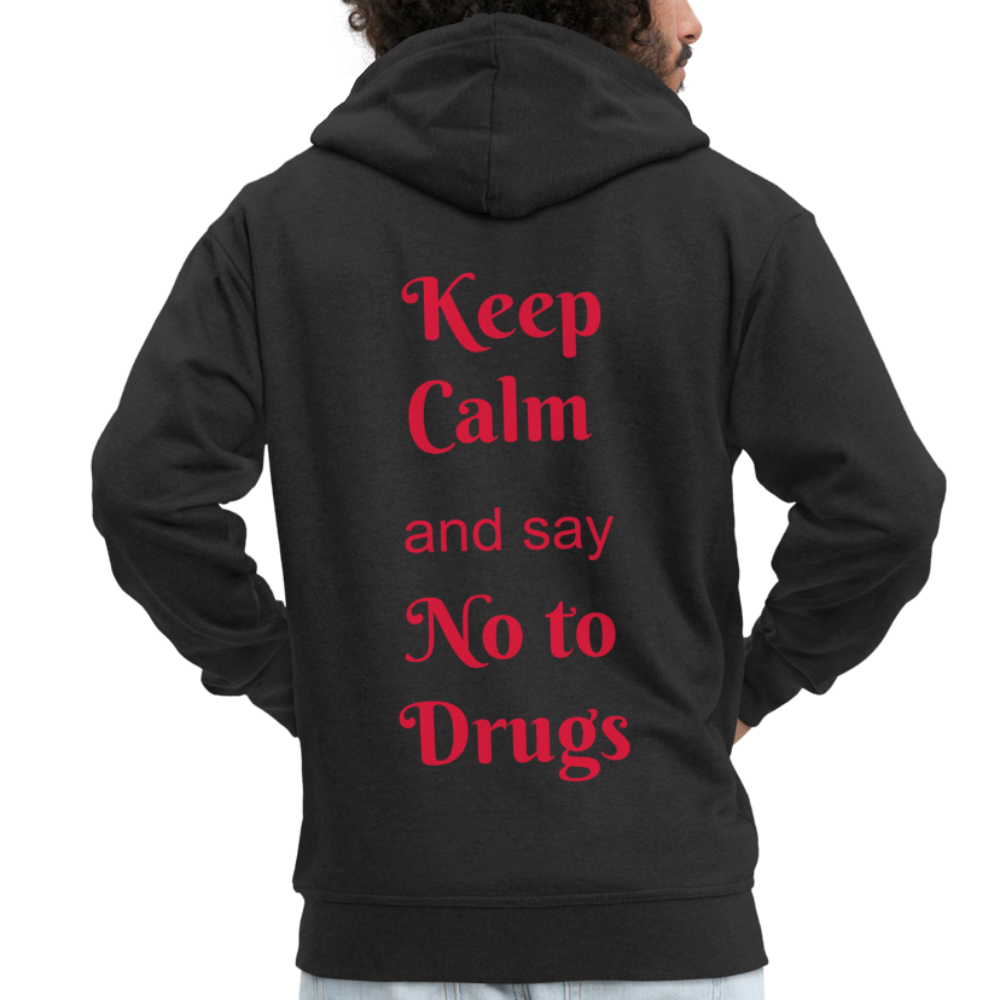 Sudadera no drugs - negro