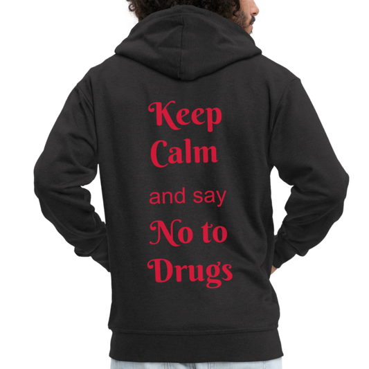 Sudadera no drugs - negro