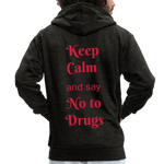 Sudadera no drugs - antracita