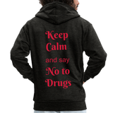 Sudadera no drugs - antracita