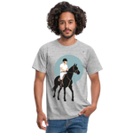 Camisa Horse - gris jaspeado