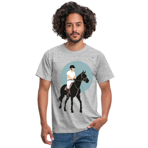 Camisa Horse - gris jaspeado