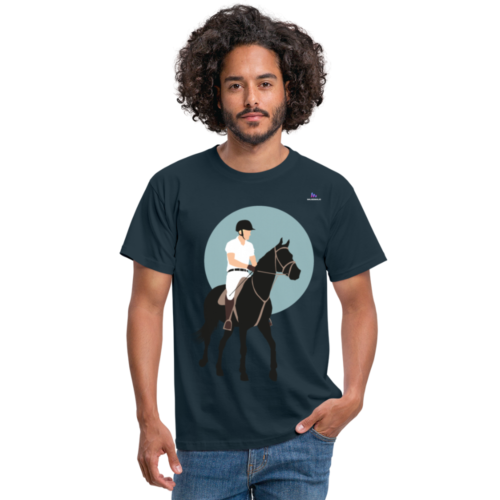 Camisa Horse - azul marino