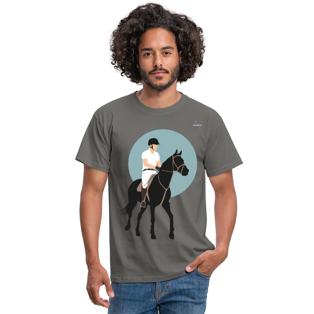 Camisa Horse - gris grafito