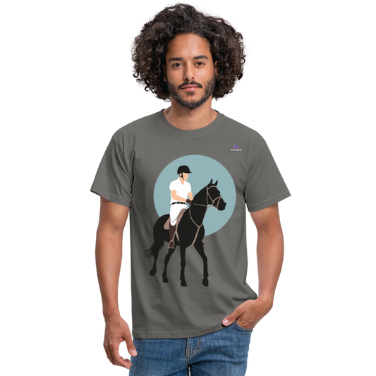 Camisa Horse - gris grafito