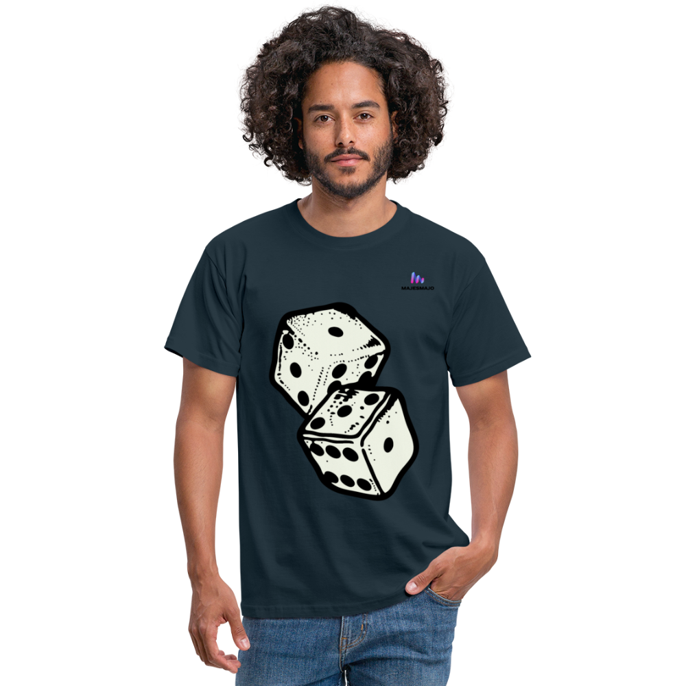 Camisa dados - azul marino