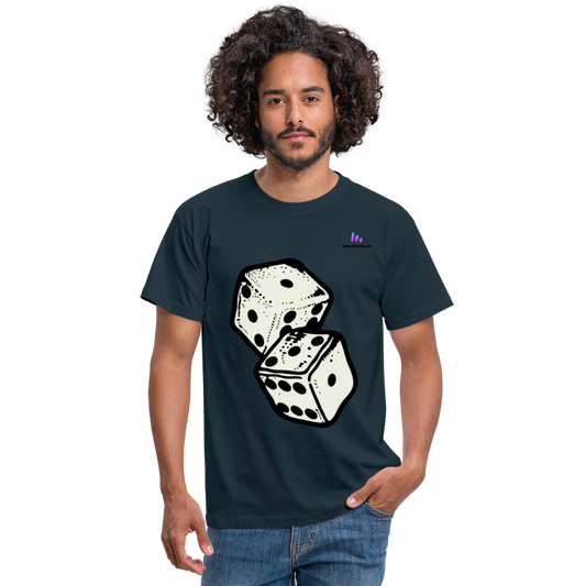 Camisa dados - azul marino